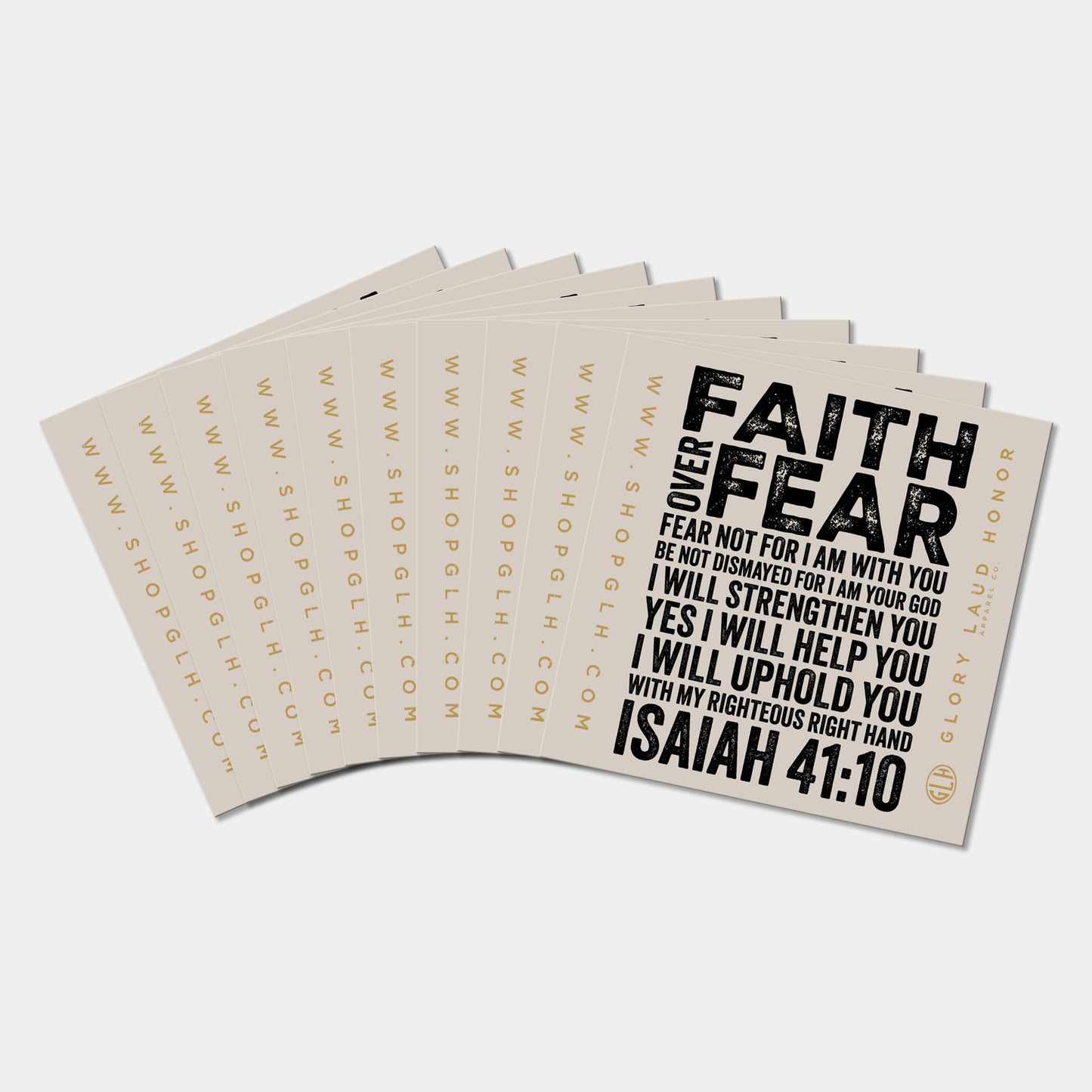 Faith Over Fear Vinyl Sticker