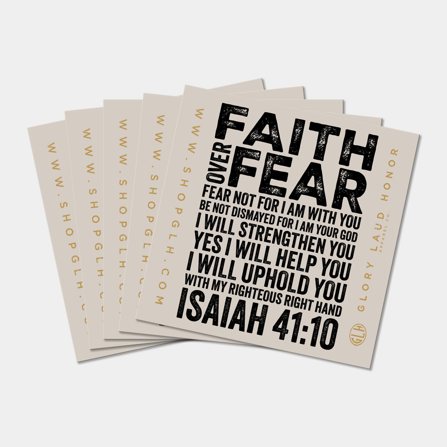 Faith Over Fear Vinyl Sticker