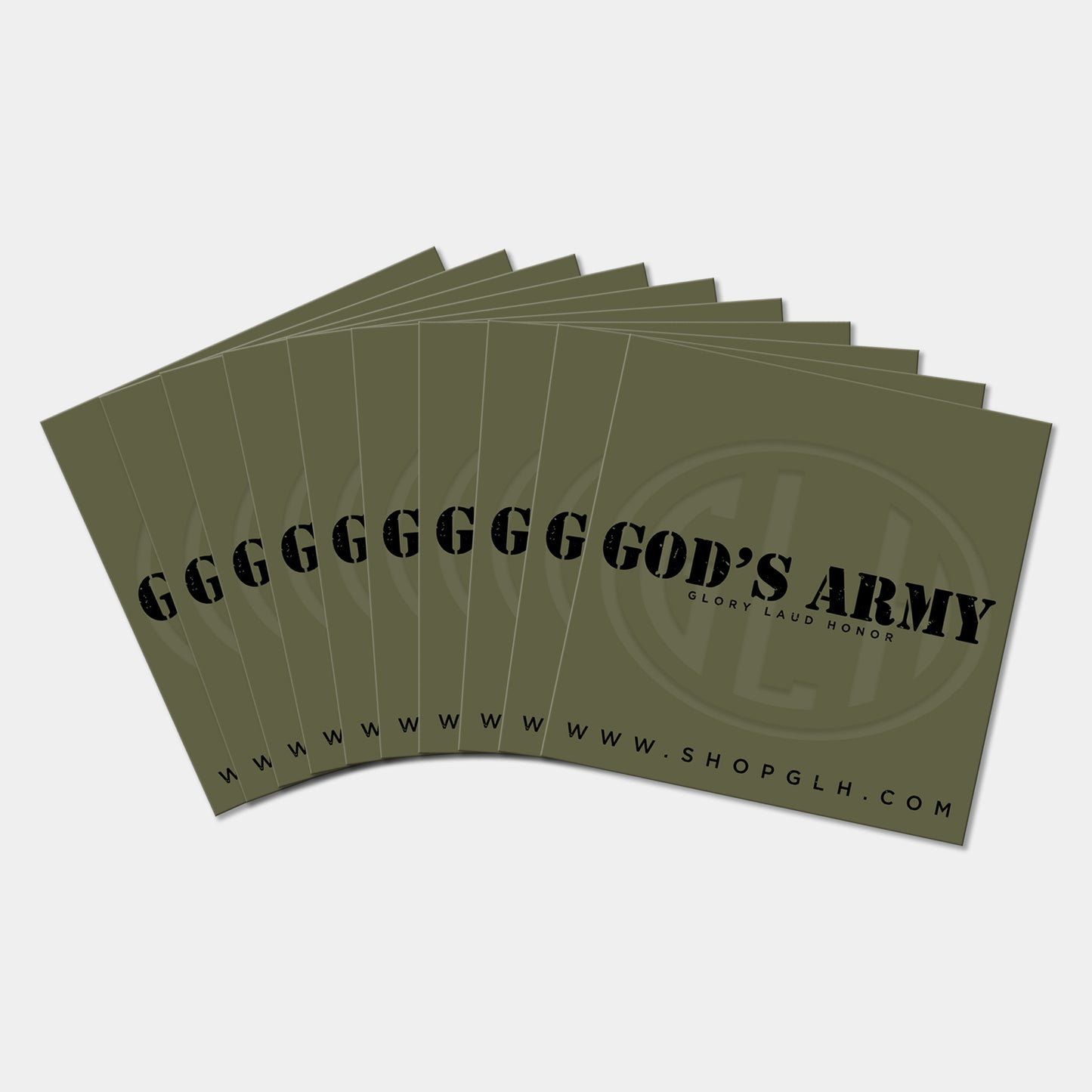 God's Army Vinyl Sticker