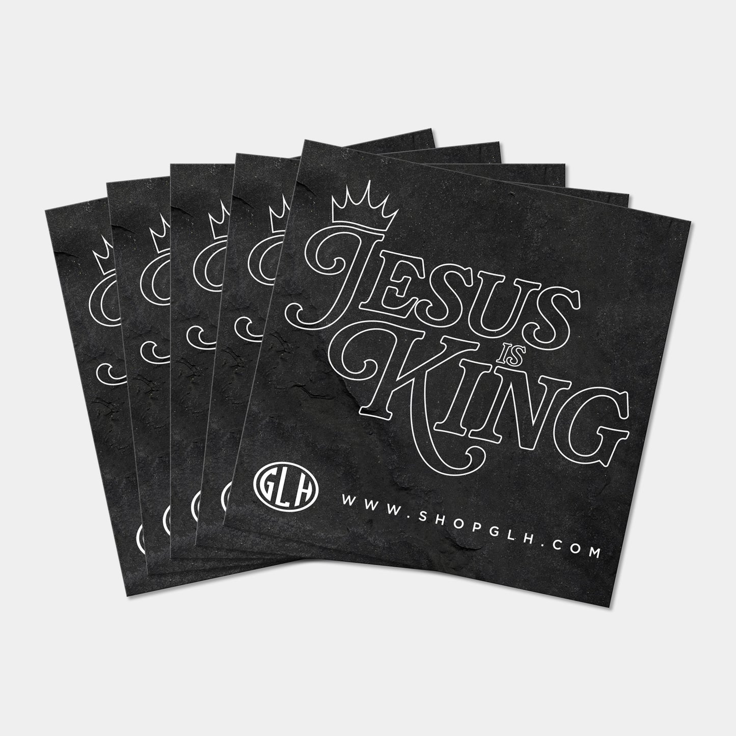 Jesus is King Vinyl Sticker