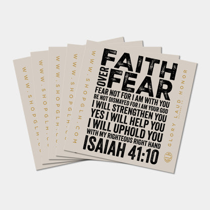 Faith Over Fear Vinyl Sticker