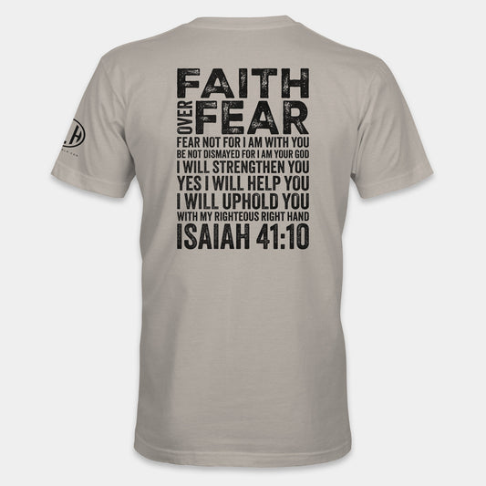 Faith Over Fear Crew Neck T-Shirt
