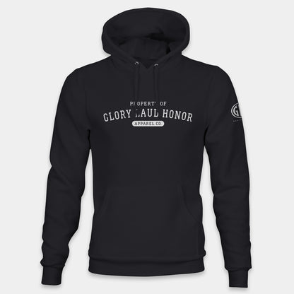 Faith Family Team Pullover Hoodie - Black and Yellow