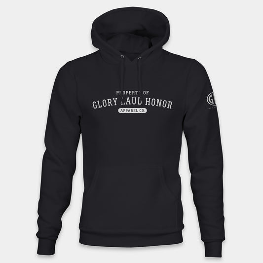 Faith Family Team Pullover Hoodie - Black and Yellow
