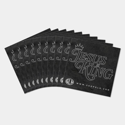 Jesus is King Vinyl Sticker