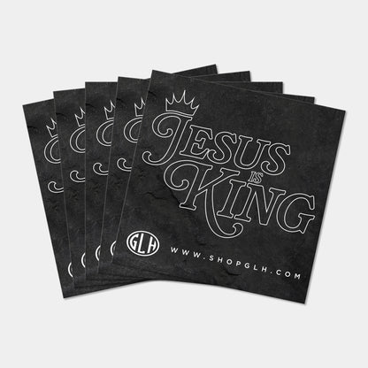 Jesus is King Vinyl Sticker