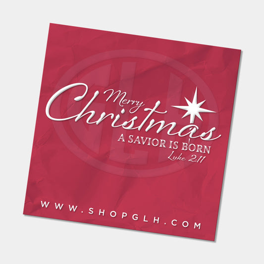 Merry Christmas Vinyl Sticker