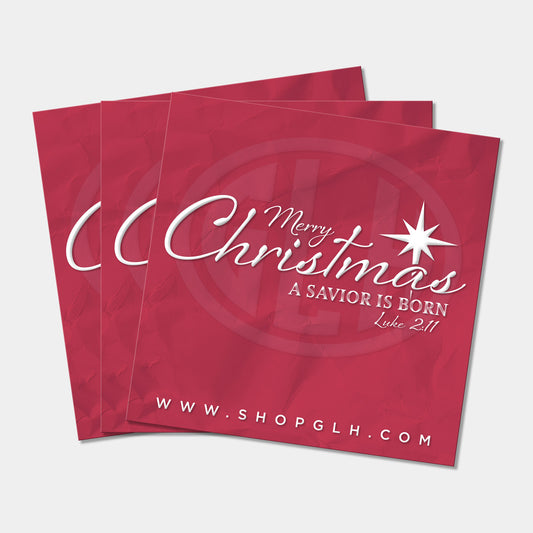 Merry Christmas Vinyl Sticker